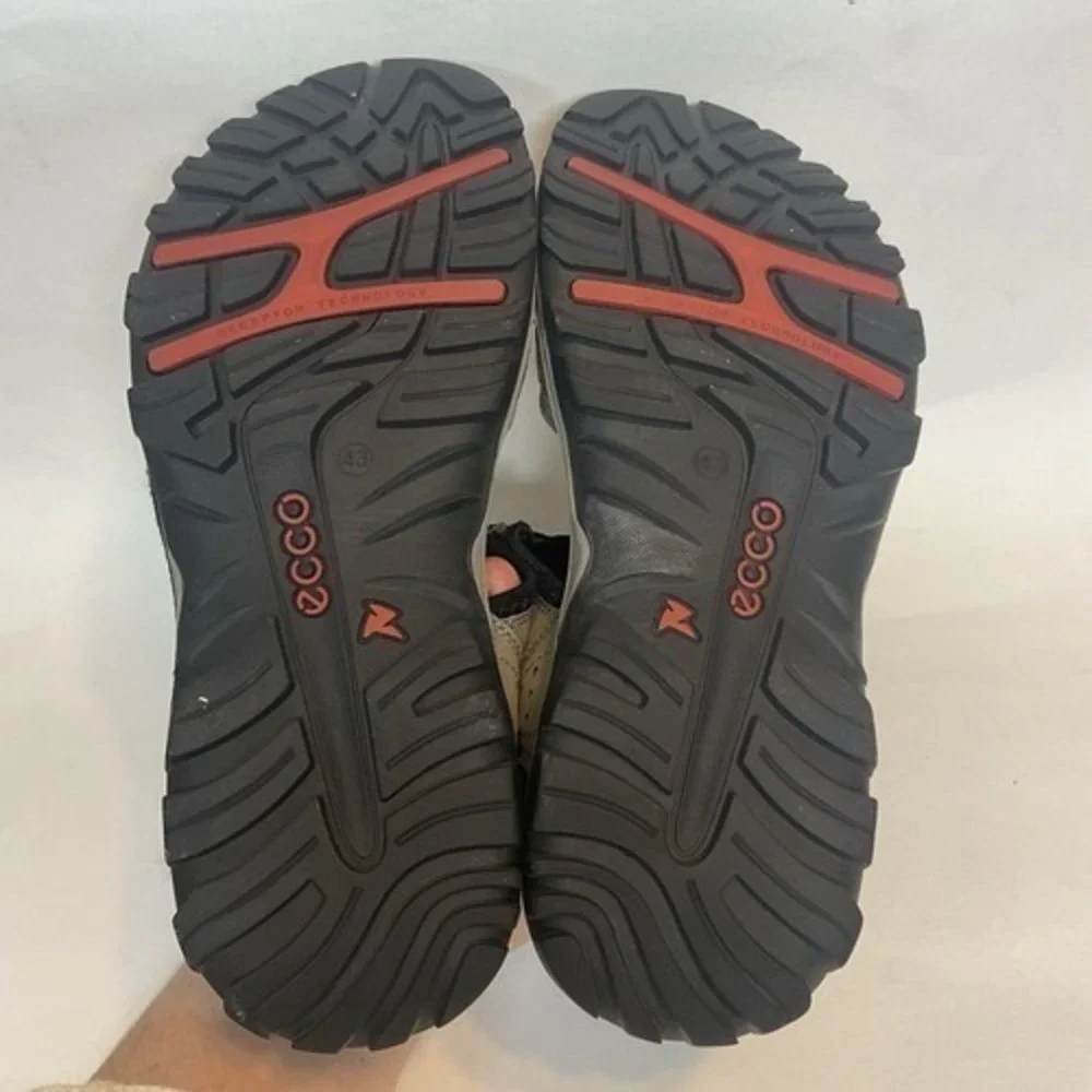Ecco Offroad Yucatan Beige Strappy OpenToe Hiking Sandals Men 43/US9-9.5 China